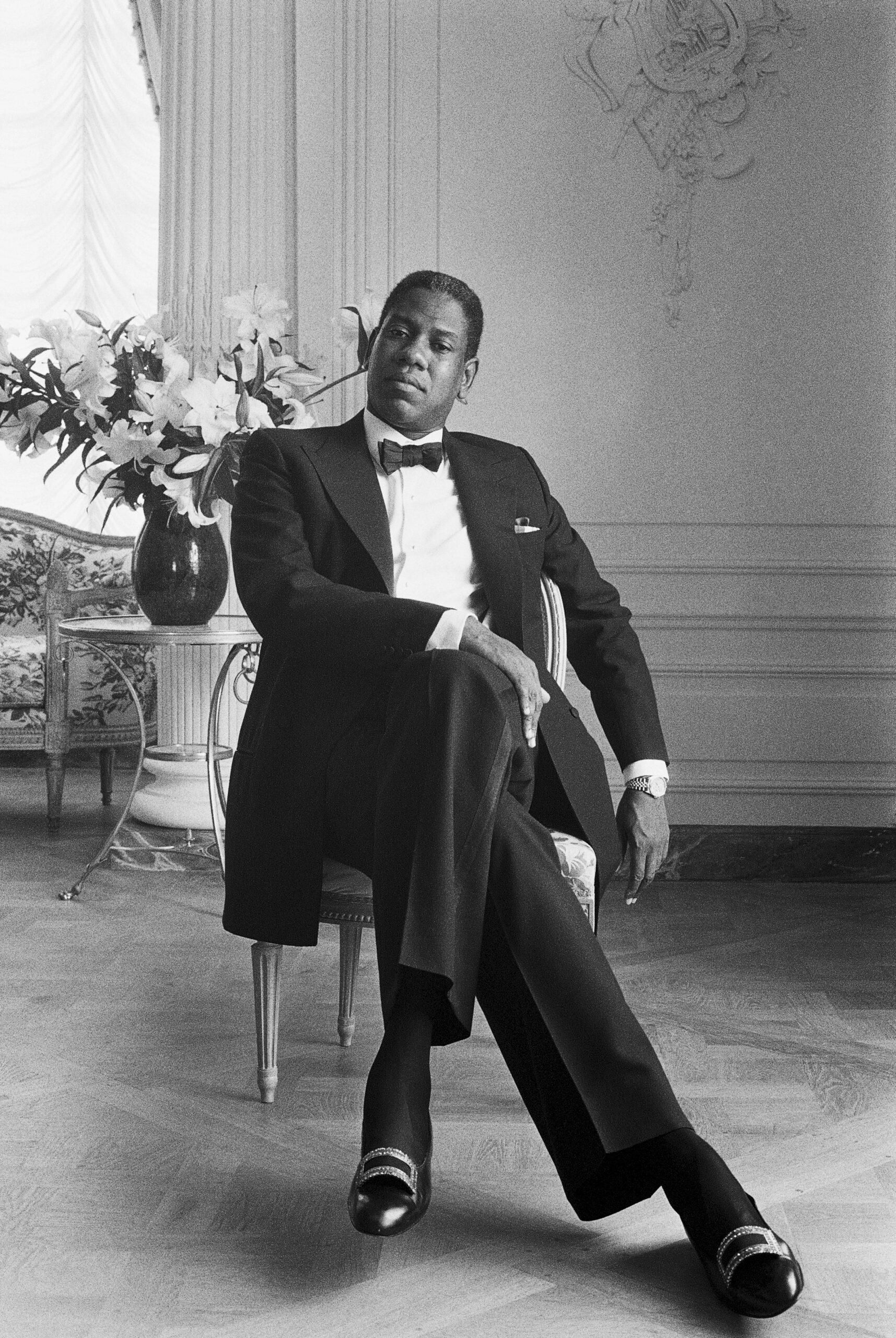 André Leon Talley, Villa La Vigie, France 1989 by Alice Springs